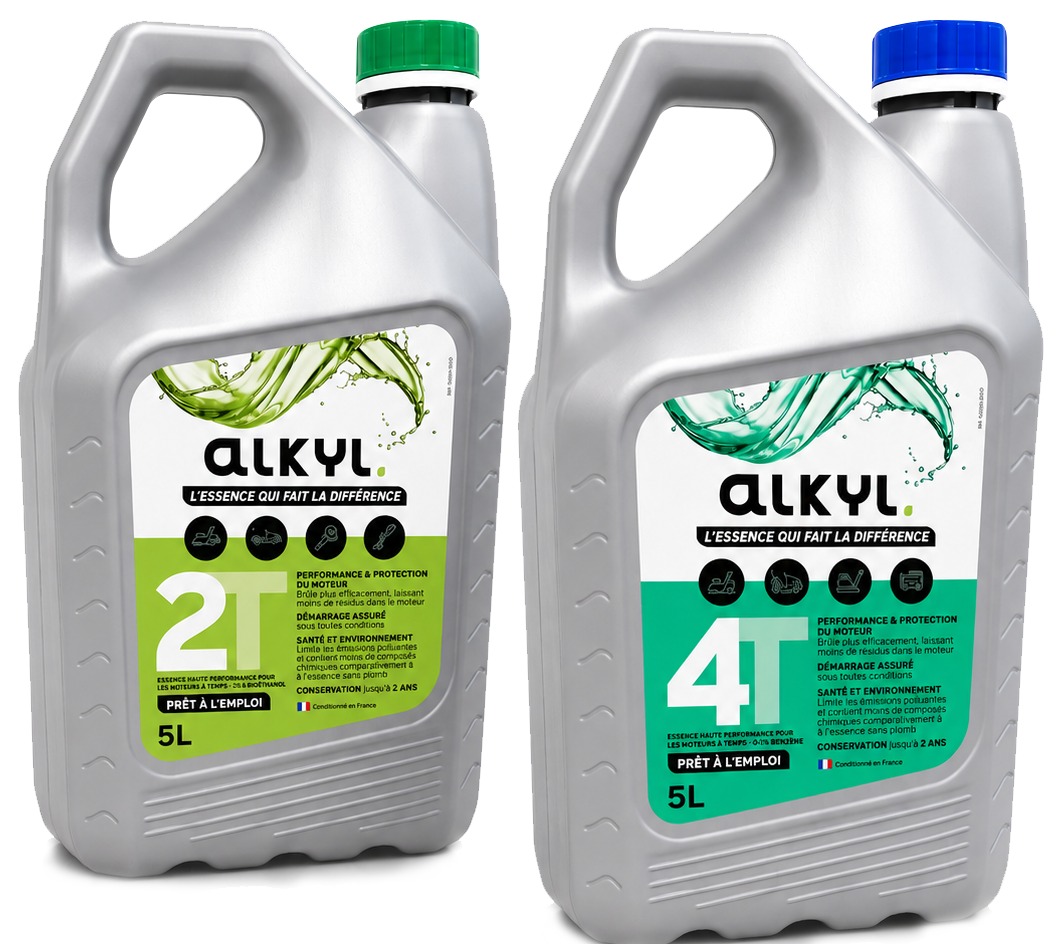 Bidon Alkyl 5L 2 temps et 4 temps